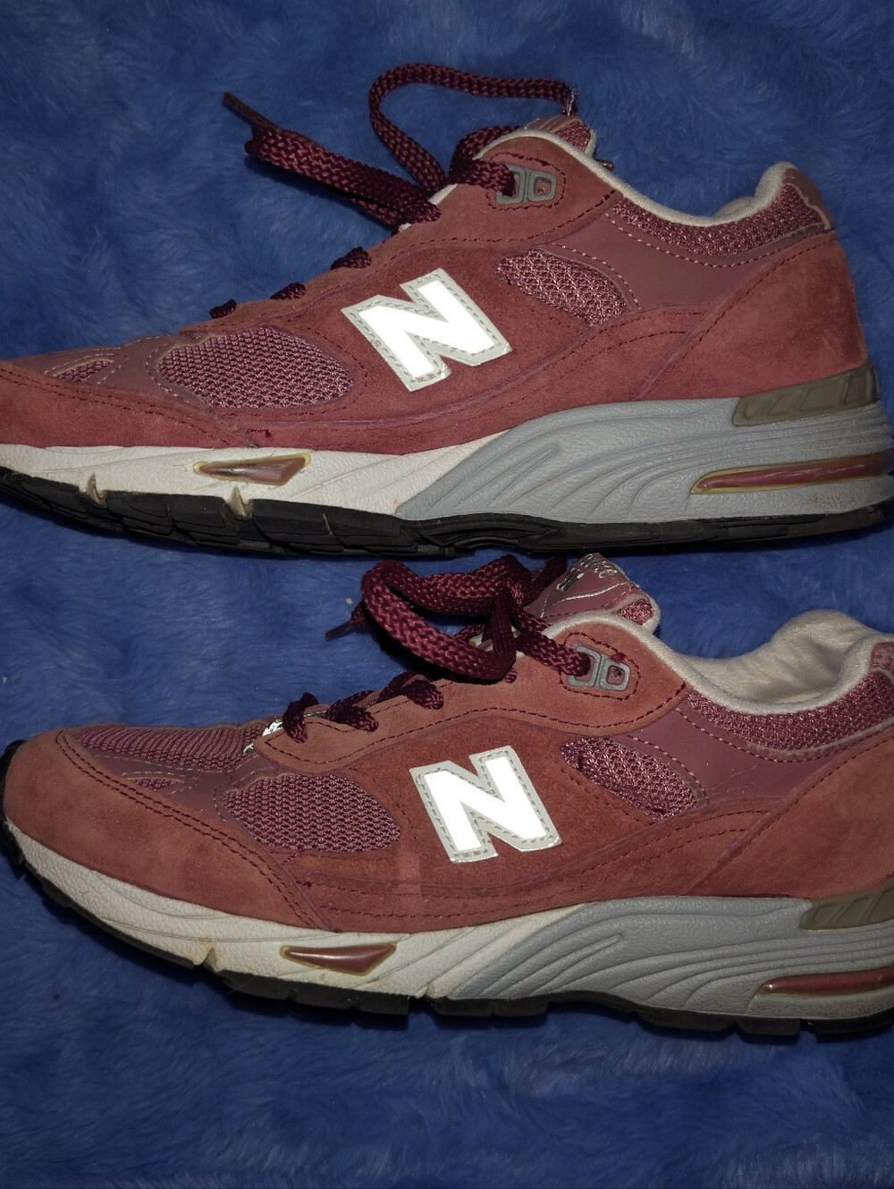 New Balance 991 Suede & Mesh Sneakers